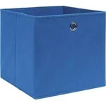 vidaXL Aufbewahrungsboxen 10 Stk. Vliesstoff 28x28x28 cm Blau - Blau