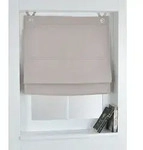 Raffrollo / &Ouml;senrollo verdunkelnd Dimout ohne Bohren creme 45 x 130 cm - Beige