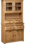 vidaXL Highboard 93x40,5x180 cm Kiefernholz Panama - Braun