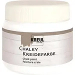 KREUL 75323 - Chalky Kreidefarbe, Snow White in 150 ml Kunststoffdose, sanft - matte