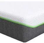 vidaXL Matratze Mittelweich 90 x 190 cm Wei&szlig; und Grau - Wei&szlig;