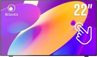 ATLANTIS A05-T22A-VHDM Monitor Touch 22 pollici Nero Schwarz