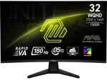 MSI MAG 32CQ6F, 80 cm (31.5"), 2560 x 1440 Pixel, Wide Quad HD, 0,5 ms, Schwarz