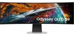 Samsung G95SC, 124,5 cm (49"), 5120 x 1440 Pixel, Dual QHD, OLED, 0,03 ms, Silber