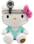 Joy Toy Hello Kitty Doctor Eco Plush 24 cm in wiederverwendbarem...