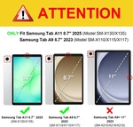 Fintie H&uuml;lle f&uuml;r Samsung Galaxy Tab A11 8,7" 2025/ Tab A9 8.7 Zoll Tablet, Ultra