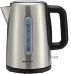 A. Basics Wasserkocher Edelstahl 1,7L, 2000W, Kabellos, Automatische Abschaltung -