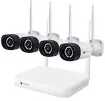 LUVISION WLAN Funk Video &Uuml;berwachungssystem KI NVR 5MP Nachtsicht Farbe...