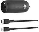 Belkin BoostCharge, Auto, Zigarettenanz&uuml;nder, 1 m, Schwarz - Schwarz