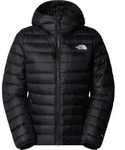 The North Face W Down Hooded NF0A8D3EJK31, Jacke, Damen, Schwarz - Schwarz - L