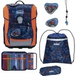 Scout Neo Din Schulrucksack Set Blau/Orange/Grau 38 x 30 x 27 - Blau