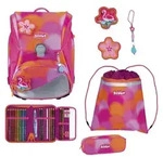Scout Alpha DIN - Schulranzen Set 4 tlg. (Florida Sunset) - Rosa