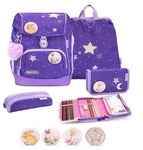 Belmil Comfy Plus Premium Schulranzen Set 5-teilig "Dahlia" - Violett