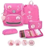 Belmil Premium Compact Plus Schulranzenset 5-teilig - "Candy" - Rosa