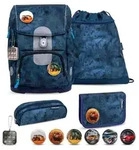 Belmil Motion ergonomisches Schulranzen Set 5-teilig "Blue Splash" aus...