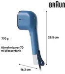Braun QuickStyle 3 GS3024BL, kompakter und leichter Steamer, Dampfgl&auml;tter mit