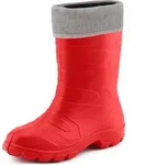 Ladeheid Damen Thermo Eva Gummistiefel federleicht LALMG879 (Rot88/Grau, 36) - Rot -