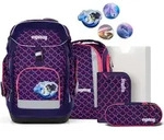 Ergobag Maxi PerlentauchB&auml;r Color Flash Schulrucksack 6tlg. - Lila