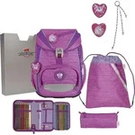 DerDieDas Schulranzen ErgoFlex Light Set 6-teilig Purple Unicorn pink - Rosa