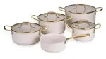 Fackelmann x Pamela Reif Signature Kochtopf-Set 9-tlg in Pastell-Beige f&uuml;r jede