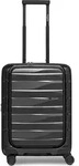 Bergpfeil mit Laptopfach Travel Cabin Trolley With Front Pocket Black Night Metallic