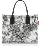 Reisenthel Daily Shopper Jacquard Grey - Schwarz/Wei&szlig;