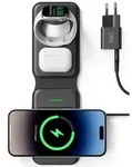 INIU 15W MagSafe Ladestation 3 in 1, Faltbares Wireless Charger Qi2-Zertifikat R -