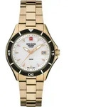 Swiss Alpine Military Damen Armbanduhr Taucheruhr 7740.1113 - Gold