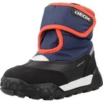 Geox BABY B TREKKYUP BOY B ABX ANKLE BOOTS NAVY/ORANGE 21_EU - Schwarz - 21