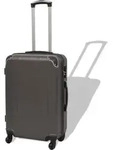vidaXL Vierteiliges Hartschalen-Trolley-Set Anthrazit - Grau