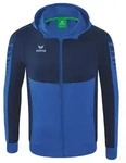 Erima Six Wings Trainingsjacke mit Kapuze New Royal/New Navy Junior - 152 - Blau -