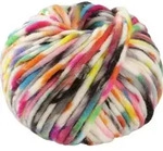 Lana Grossa - Confetti 0206 wei&szlig; pink fuchsia rost braun blaut&uuml;rkis gr&uuml;n lila