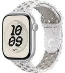 Apple Nike Sport Band Grau Aluminium, Fluor-Elastomer - Grau