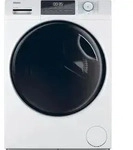 Haier HWD90-BP14929A, Frontlader, Freistehend, Wei&szlig;, Links, Schwarz, Schwarz - Wei&szlig;