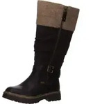 Rieker Stiefel bequem warm gef&uuml;ttert in schwarz, Gr. 37 - Bunt - 37