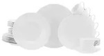 CreaTable, 24533, Base Weiss, Kombiservice 30-tlg, Porzellan