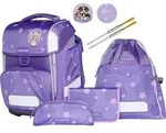 Schneiders Schulranzen Ergolite Set 9-teilig Flowery flieder - Violett/Lila