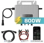 EcoFlow Stream Mikro-Wechselrichter 800 W Plug-&-Play IP67, 2&times; MPPT, WLAN &