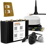 SELFSAT MWR 5560 eSIM 5G Cat 19 WLAN Router bis 3,4 Gbps inkl. SATCO 5G Antenne wei&szlig;