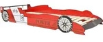 vidaXL Rennwagen-Bett 90x200 cm Rot - Rot