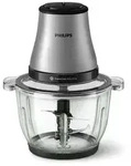 Philips elektrischer Zerkleinerer 3000 Series, 2 l, 450 W, Edelstahl (HR1503/00) -