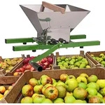 Obstm&uuml;hle , 7 Liter, Edelstahl-Trichter mit Handkurbel