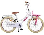 Volare Excellent Kinderfahrrad - M&auml;dchen - 20 Zoll - Weiss - Blau