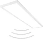 Ultraflache LED Deckenlampe mit Bewegungsmelder - IP44 LED Badlampe
