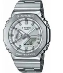 G-SHOCK Casio G-SHOCK Octagon Herrenuhr Casio-GM-2110D-7AER - Silber
