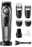 Braun BeardTrimmer 7 BT 7420, Waschbar, Akku, Grau - Grau