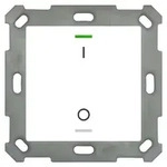 MDT BE-TAL55T1.B1 Taster Light 55 1fach RGB-W Temp.sensor Reinwei&szlig; gl