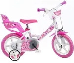 Dino Bikes Pink 12", Stadtrad, Kinder, Weiblich, Seitw&auml;rts, 30,5 cm (12"), Metall -