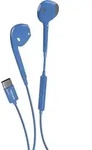 SBS Tubb Kabelgebundene Ohrh&ouml;rer mit USB-C-Anschluss, Blau - Blau