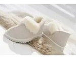 Vivance Dreams Hausschuh Pl&uuml;sch Hausschuh, Pantolette, Pantoffel, Homeslippers beige